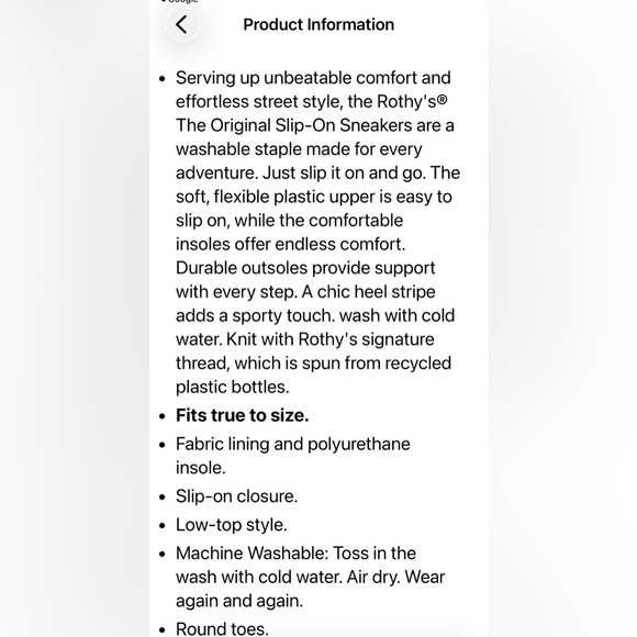 Rothy’s Black The Original Slip On Sneaker women’s 10.5 like new!!! - Picture 6 of 6